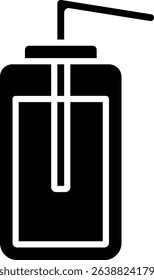 Wash Bottle vector icon. Can be used for printing, mobile and web applications.