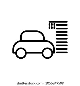 wash car icon vector