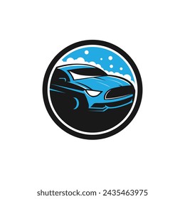 wash car logo vector illustration