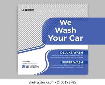 wash Car Services Post template