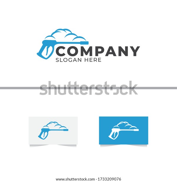 Wash Cloud Logo Design\
Template