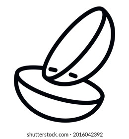 Wash contact lens icon. Outline wash contact lens vector icon for web design isolated on white background