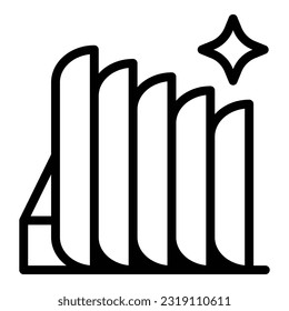 Wash dish icon outline vector. Machine washer. Detergent liquid