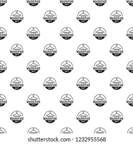 Wash and fold laundry pattern seamless vector repeat geometric for any web design