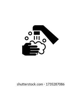 Wash hand concept vector illustration icon