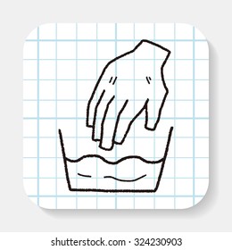 wash hand doodle