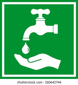 Wash hands icon 