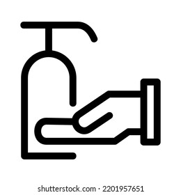 wash hands icon or logo isolated sign symbol vector illustration - high quality black style vector icons
