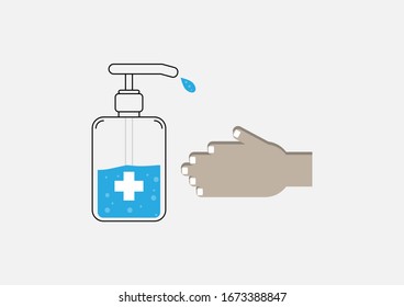 Wash hands when touching various things to stop COVID-19 or coronavirus. The prevent outbreak health risk public.