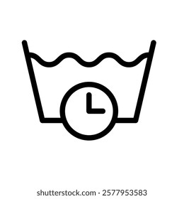  wash icon vector  washing instruction symbol