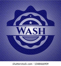 Wash with jean texture