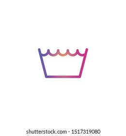 Wash  - Line Vector Icon