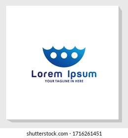 wash logo design template vector, cleaning logo templae