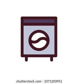 wash machine icon vector