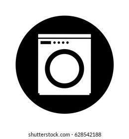 wash machine isolated icon
