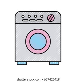 wash machine isolated icon