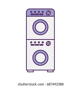wash machine isolated icon
