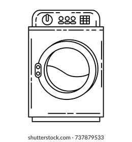 wash machine isolated icon