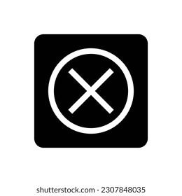Wash machine sign flat icon isolated on white background. Vector illustration