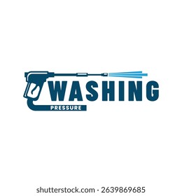 Wash pressure cleaner logo, power wash logo.