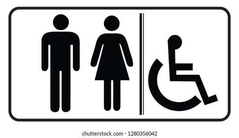 Wash room icon,Rest room icon - Vector