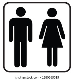 Wash room sign,Rest room icon,Gents wash room icon and Ladies wash room icon 