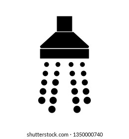 Wash Shower Sign Vector 