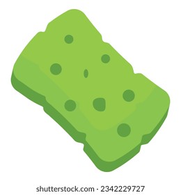 Wash sponge icon cartoon vector. Cleaner house. Cleaning worker