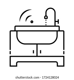 Vektorsymbol-Foto von Wash Stand