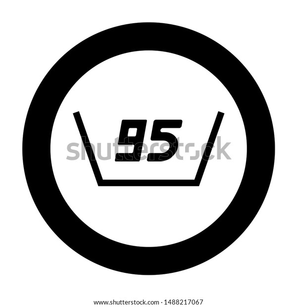 Wash Very Hot Water Boiling Temperature Stock Vector Royalty Free 1488217067