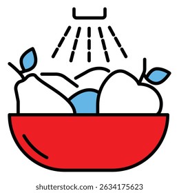 Wash Well Vector Icon for Hygiene Awareness