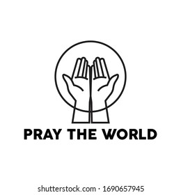 wash your hand logo vector illustration