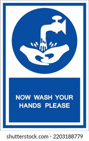 WASH YOUR HAND SAFETY SIGN