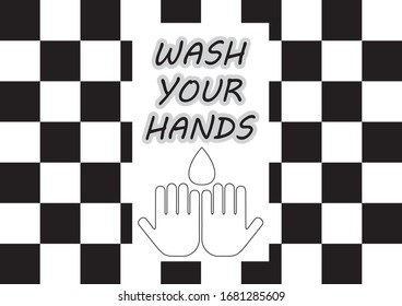 Wash your Hands concept. for personal protect care