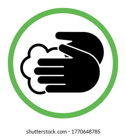 Wash your hands. Coronavirus (COVID-19) prevention. Pixel perfect icon. Vector illustration.
