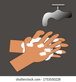 Wash your hands frequently with soap
before and after activities to avoid covid-19
