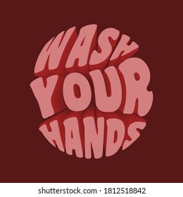 Wash your hands graphic encouragement