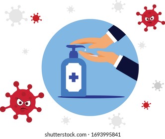 Wash your hands, Hand sanitizer