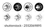Wash your hands icon Black and white outline vector