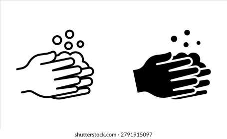 Wash your hands icons