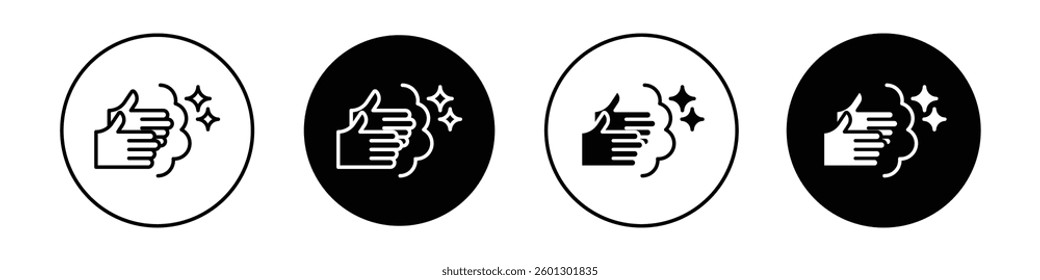 Wash your hands icons vectors graphics collection