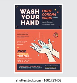 Wash your hands poster campaign