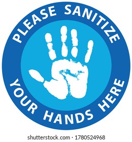 Wash your hands or sanitize hands mandatory sign. for preventing coronavirus covid-19 concept 