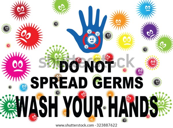 Wash Your Hands Signs Kids Stock Vector (royalty Free) 323887622 