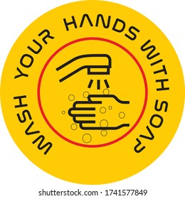 wash your hands with soap