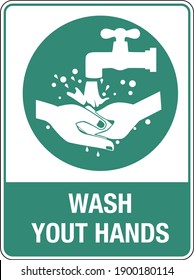 wash your hands soap cleaning water tap sign care