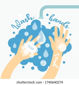 Wash your hands to stay healthy