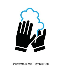 Wash your hands vector icon