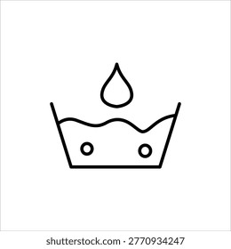 Washable Clean Reusable Hygiene Water Icon
