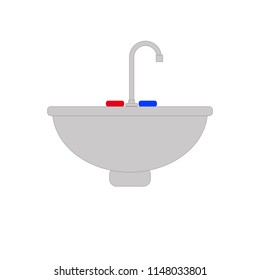 Washbasin bathroom interior
